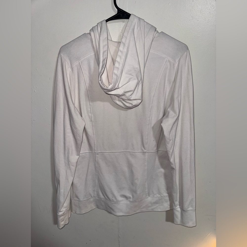 Tek Gear Drytek Solid White Full Zip Athletic Hoo… - image 4